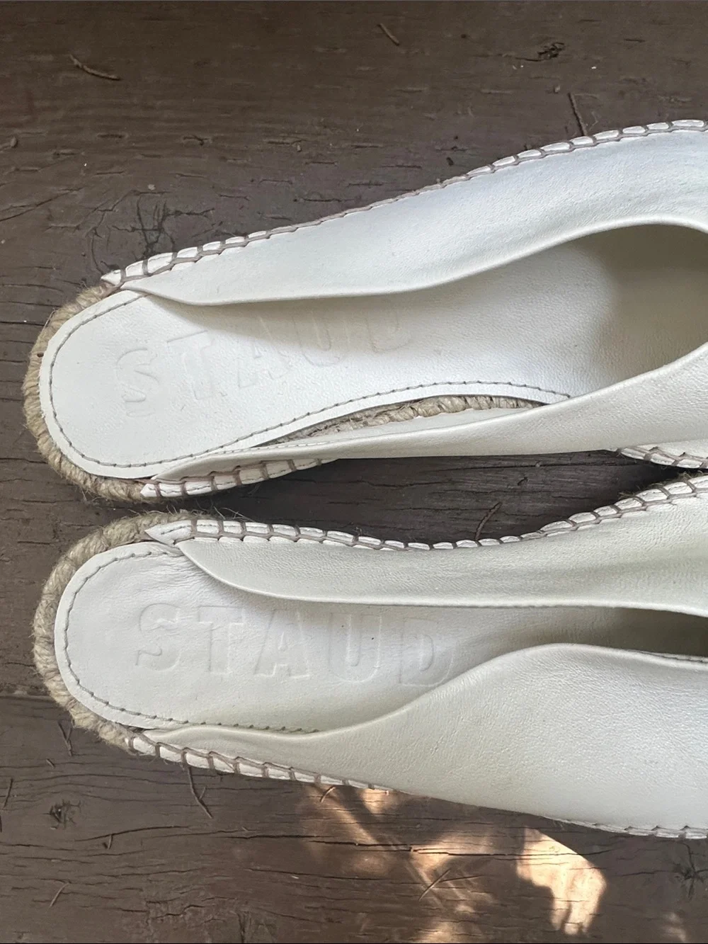 Staud Pointed Toe Espandrille Platform Shoes